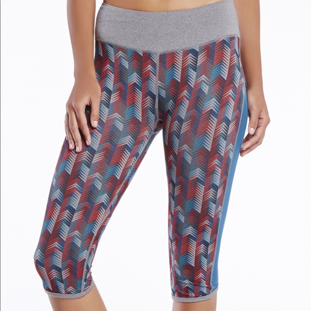 Fabletics Rio Run Capris Leggings Size- XXL
